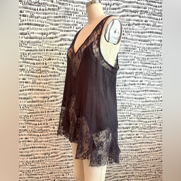 Free People Intimately Size Medium Lace Tank / Slip / Top / Mini Dress -Gorgeous - Picture 6 of 7